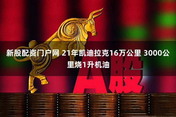 新股配资门户网 21年凯迪拉克16万公里 3000公里烧1升机油